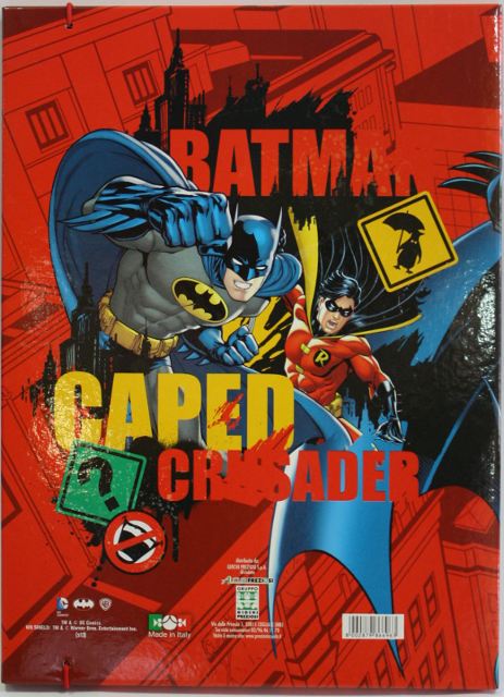 Cartellina con elastico Batman - Clicca l'immagine per chiudere